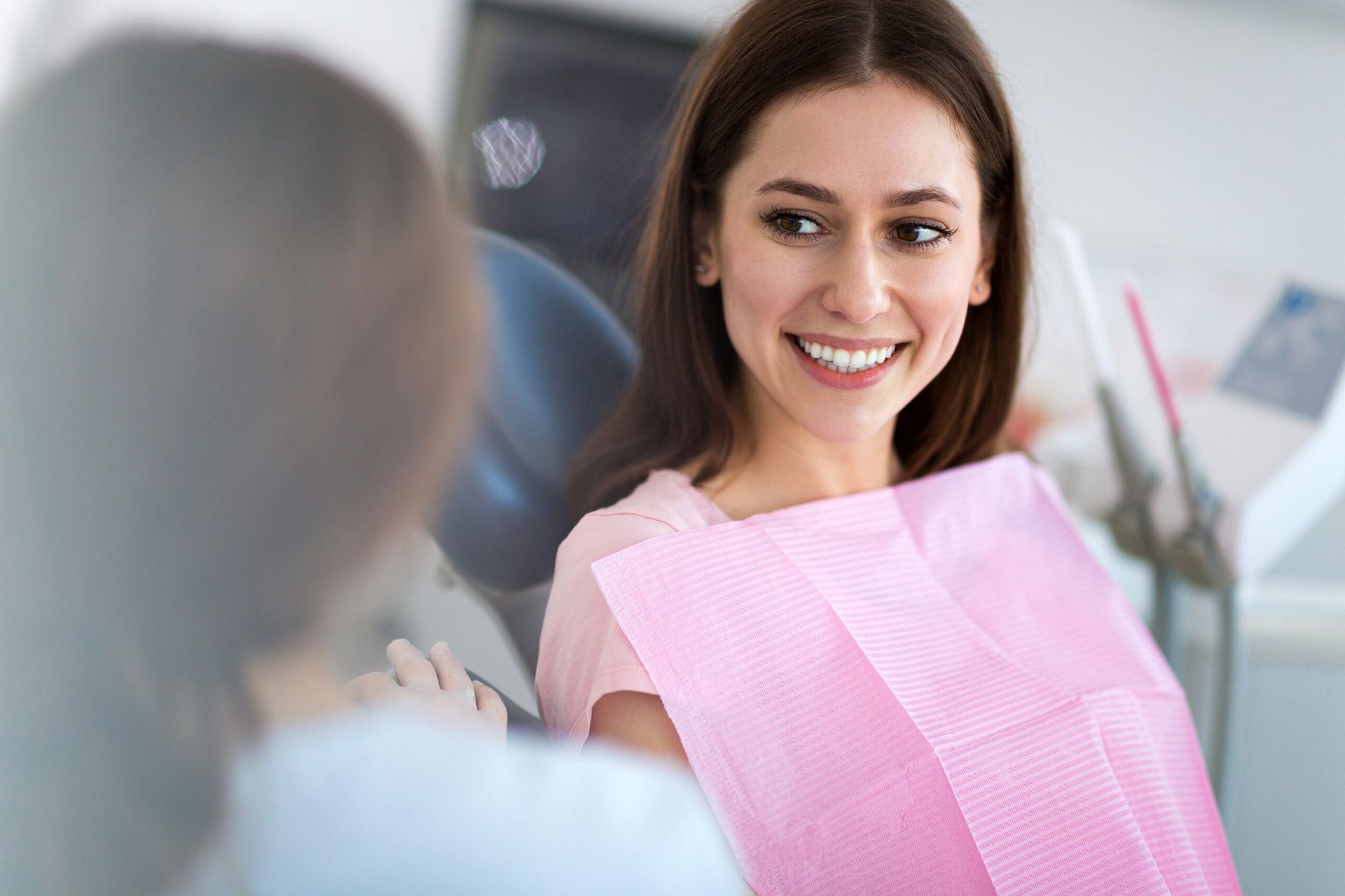 Dentist treating a patient during a Saturday appointment at Renova Dental in Stouffville